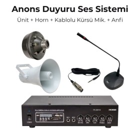 Açık Alan Anons Ses Sistemi – Çardak Kurban Kesim Alanı Ses Duyuru Sistemi